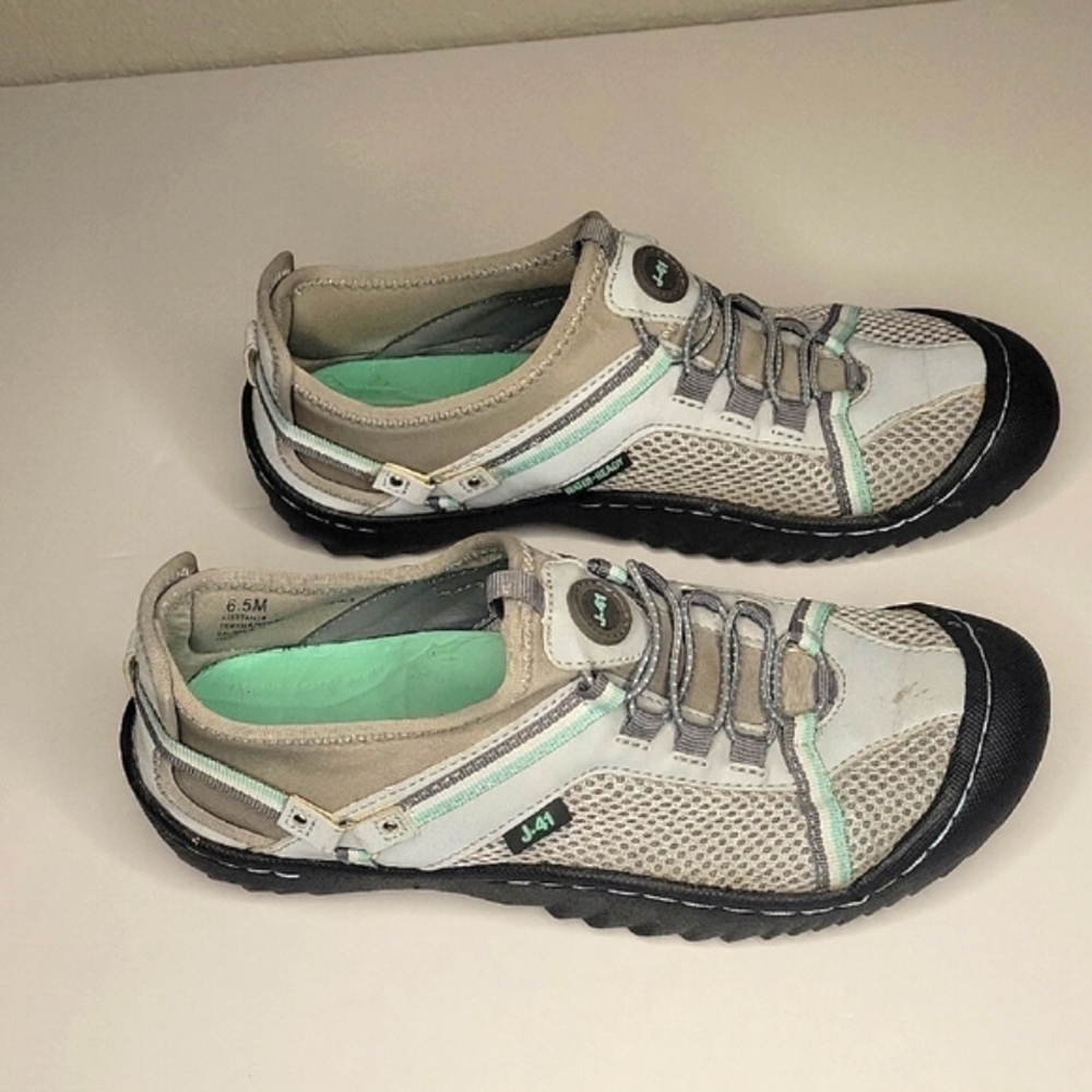 Jeep athletic Shoes, J-41 Light Gray and Black Casual Shoes #7 - Picture 2 of 9